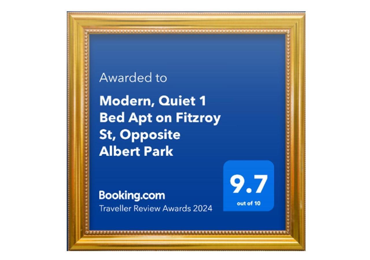 Modern Quiet 1 & 2 Bed Apt Opposite Albert Park Melburne Exterior foto